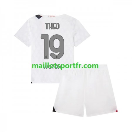 Maillot de Foot AC Milan Theo 19 Enfant Exterieur 2023/24